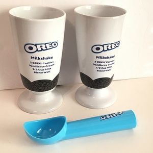 Oreo Milkshake Mug,  3 piece set.